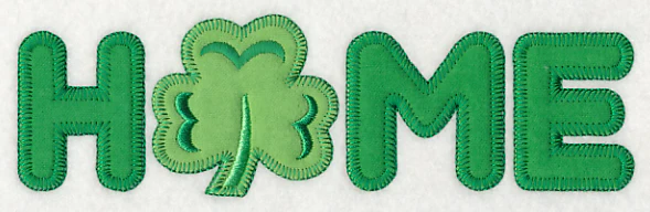 Home with Shamrock (Heirloom Applique) - Image 3