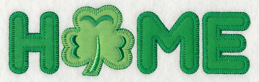 Home with Shamrock (Heirloom Applique) - Image 4