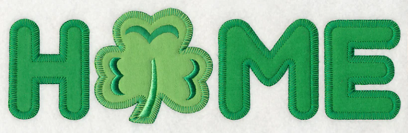 Home with Shamrock (Heirloom Applique) - Image 5