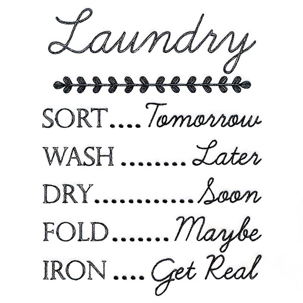 Homemaker's Sassy Laundry Schedule - Image 7
