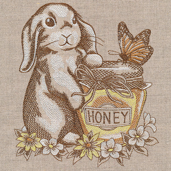 Honey and Bunny Etching - Image 2