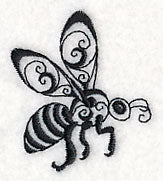 Honeybee 1 (Blackwork) - Image 2