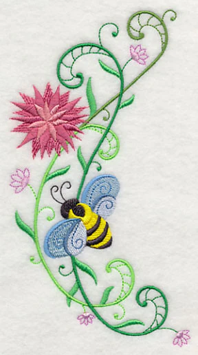 Honeybee Blossoms Spray - Image 4