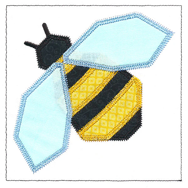 Honeybee Quilt Block (In-the-Hoop) - Image 7