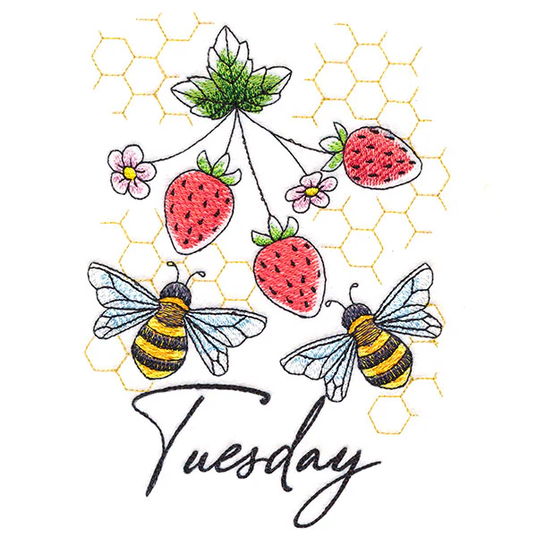 Honeybees & Strawberries On Tuesday - Image 5