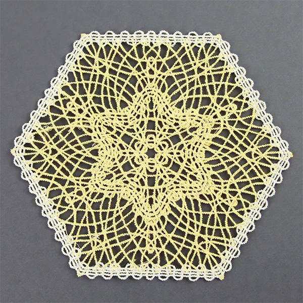 Honeycomb Doily (Battenburg Lace) - Image 7