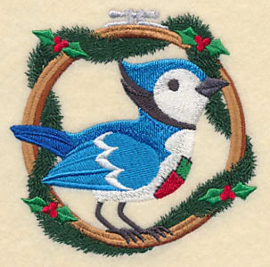 Hoop It Up Christmas Bluejay - Image 5