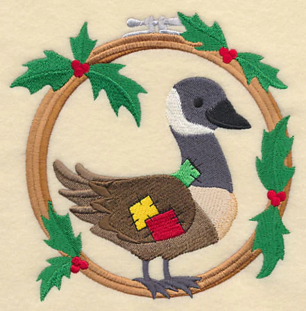 Hoop It Up Christmas Canada Goose - Image 3