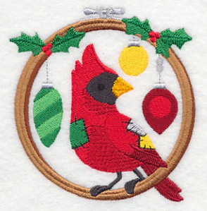 Hoop It Up Christmas Cardinal - Image 5
