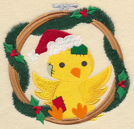 Hoop It Up Christmas Chick - Image 3