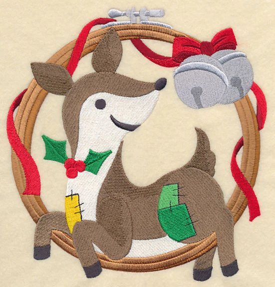 Hoop It Up Christmas Deer - Image 6