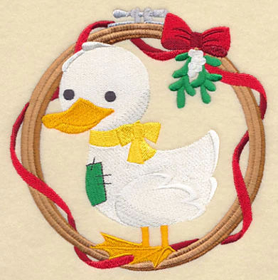 Hoop It Up Christmas Duck - Image 4