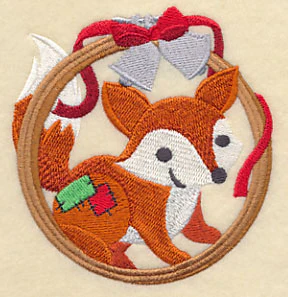 Hoop It Up Christmas Fox - Image 5
