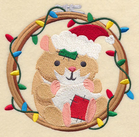 Hoop It Up Christmas Hamster - Image 3