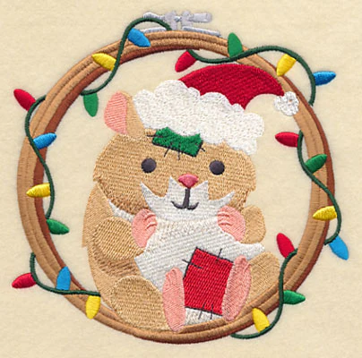 Hoop It Up Christmas Hamster - Image 4
