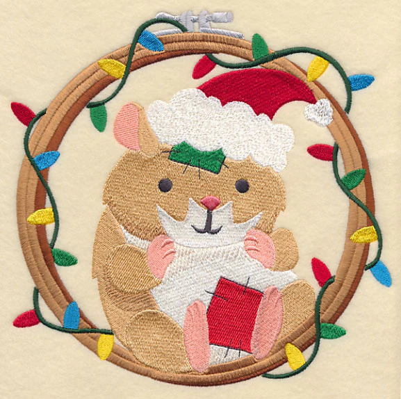Hoop It Up Christmas Hamster - Image 6
