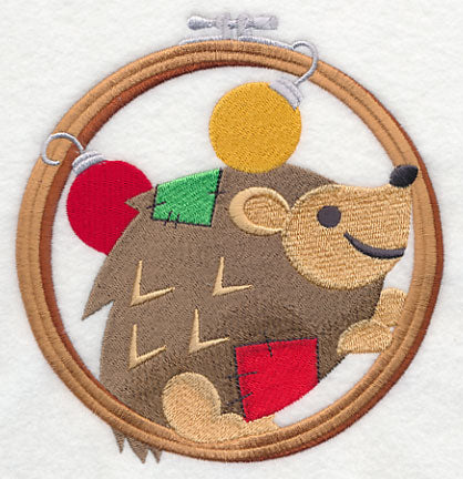 Hoop It Up Christmas Hedgehog - Image 3