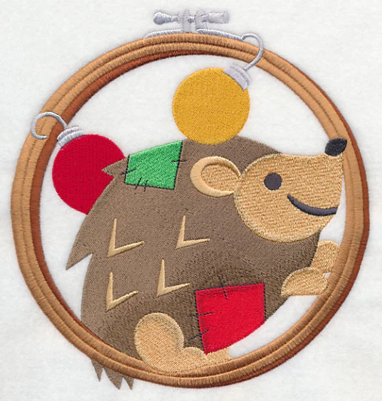 Hoop It Up Christmas Hedgehog - Image 6