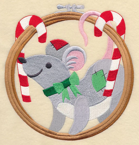 Hoop It Up Christmas Mouse - Image 6
