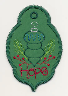 Hope Ornament Gift Tag (In-the-Hoop) - Image 2