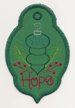 Hope Ornament Gift Tag (In-the-Hoop) - Image 3