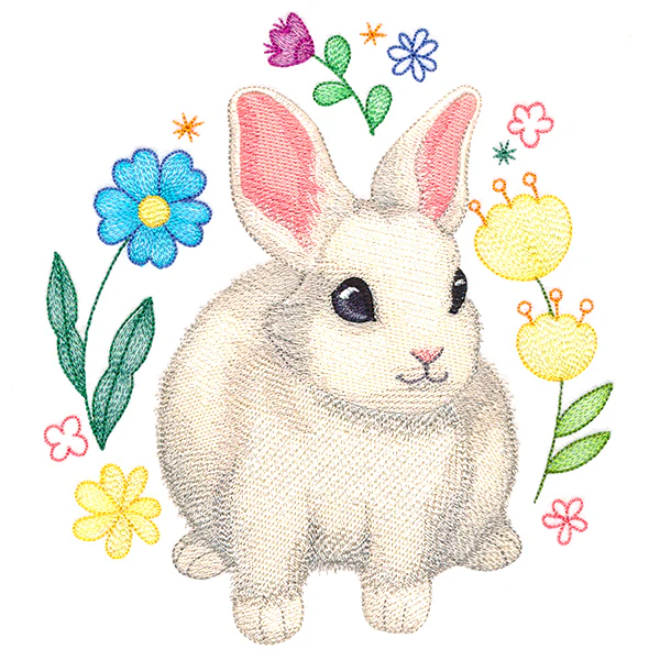 Hoppy Woodland Bunny