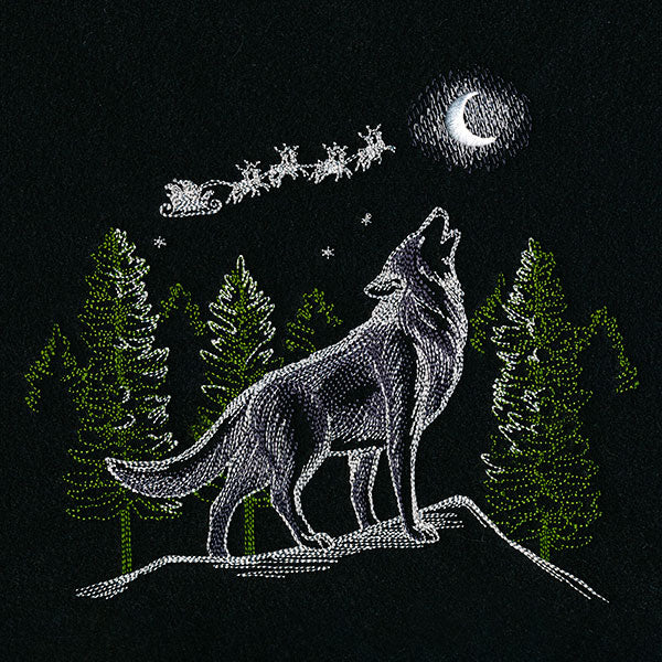 Howling Wolf Santa's Flight Scene - Image 4