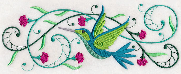 Hummingbird Potpourri Border - Image 2