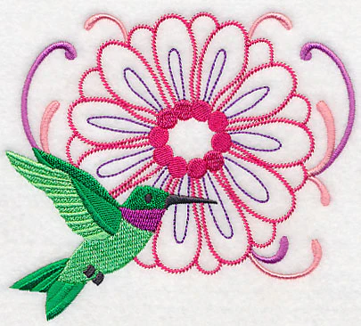 Hummingbird's Flight to Flower - Image 4