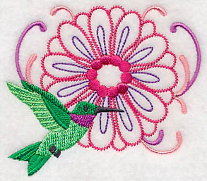 Hummingbird's Flight to Flower - Image 5