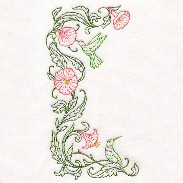 Hummingbirds & Hibiscus Half Frame - Image 17