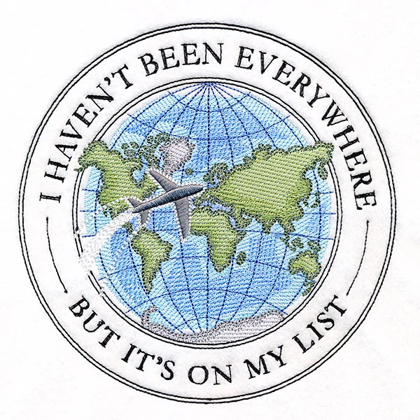 I Haven't Been Everywhere, But It's On My List Stamp - Image 3