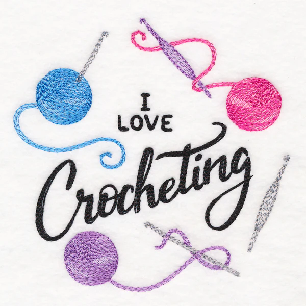 I Love Crocheting Wreath - Image 4