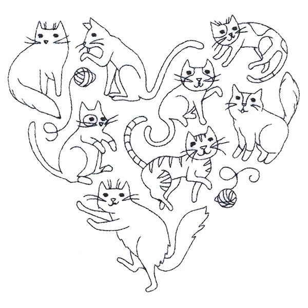 I Love You Meowy Much Cat Heart - Image 3