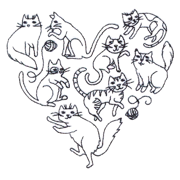 I Love You Meowy Much Cat Heart - Image 5