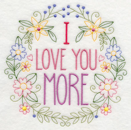 I Love You More Wreath - Image 3