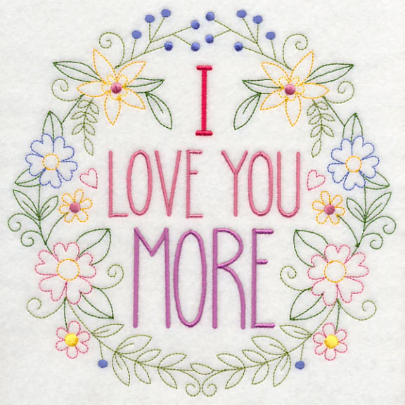 I Love You More Wreath - Image 6