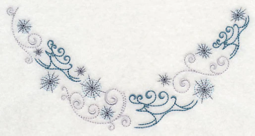 Icy Reindeer Neckline (V-Neck) - Image 2