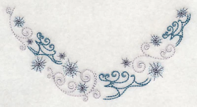 Icy Reindeer Neckline (V-Neck) - Image 3
