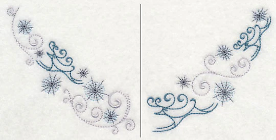 Icy Reindeer Neckline (V-Neck) (Split) - Image 2