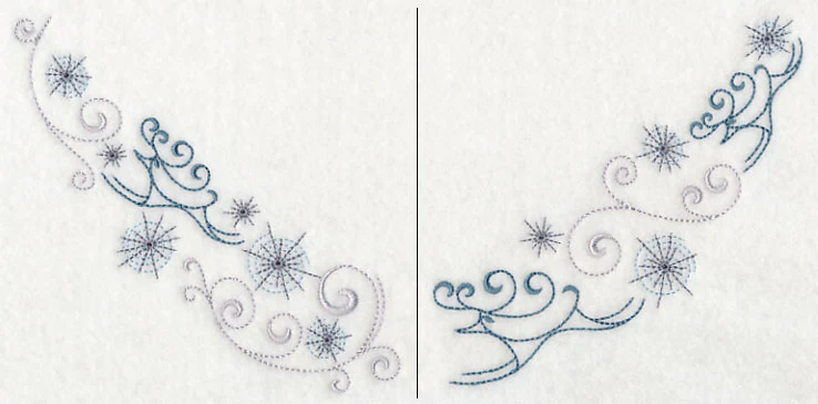 Icy Reindeer Neckline (V-Neck) (Split) - Image 4
