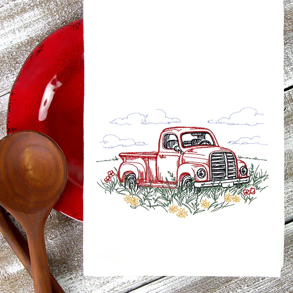 Idyllic Retro Truck Scene - Image 2