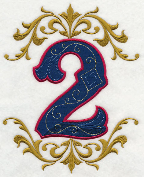 Illuminated Number 2 (7.8 inch)