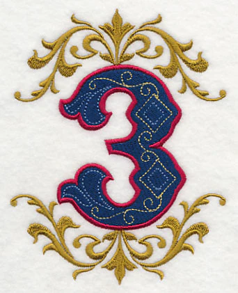 Illuminated Number 3 (7.8 inch) - Image 3