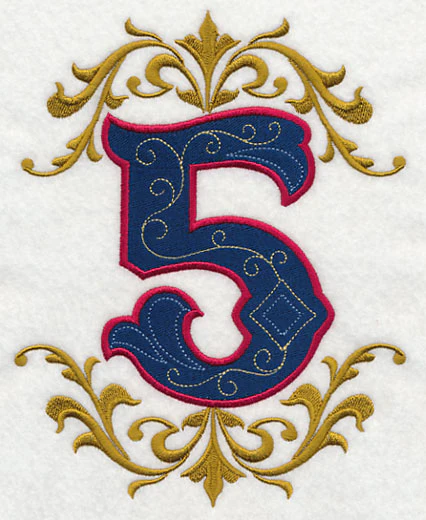 Illuminated Number 5 (7.8 inch) - Image 2