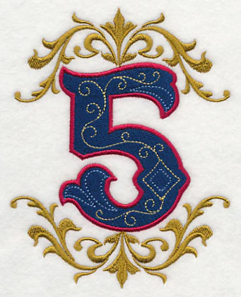 Illuminated Number 5 (7.8 inch) - Image 3