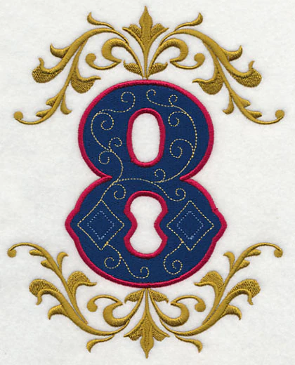 Illuminated Number 8 (7.8 inch) - Image 2