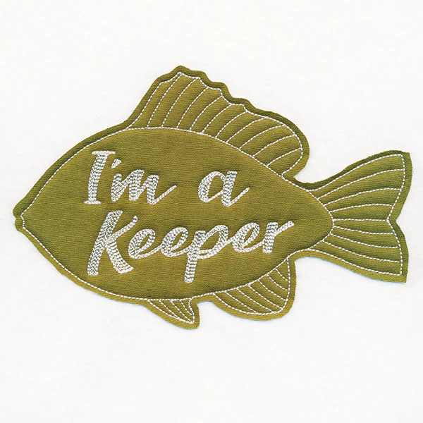 I'm a Keeper (Crafty Cut Applique) - Image 3