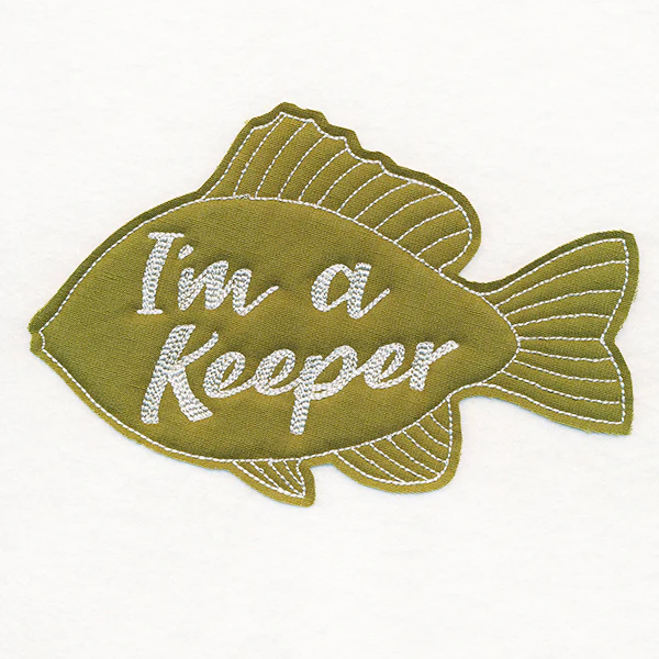 I'm a Keeper (Crafty Cut Applique) - Image 4