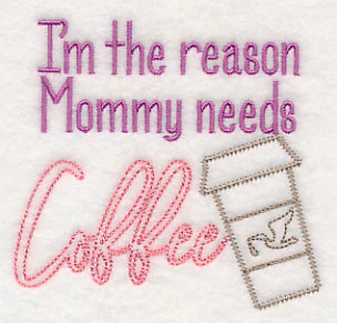 I'm the Reason Mommy Needs Coffee - Image 3